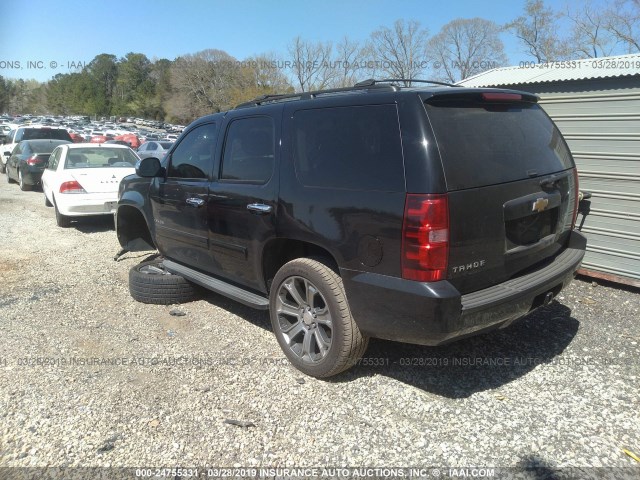 1GNSCAE05DR330546 - 2013 CHEVROLET TAHOE C1500  LS BLACK photo 3