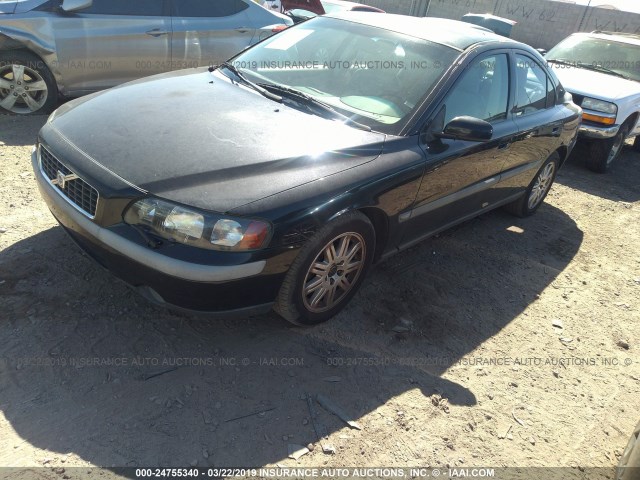 YV1RS59VX42364170 - 2004 VOLVO S60 2.5T BLACK photo 2