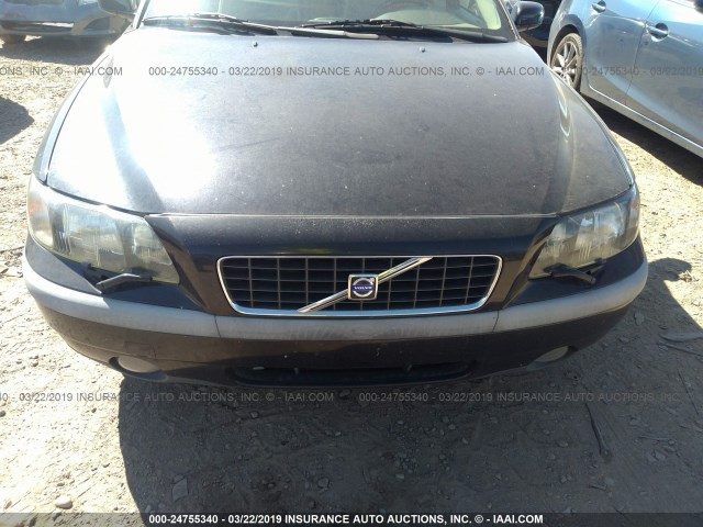 YV1RS59VX42364170 - 2004 VOLVO S60 2.5T BLACK photo 6