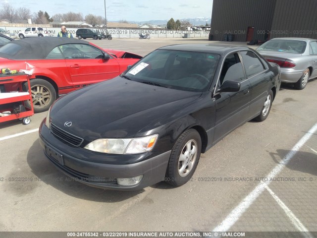 JT8BF28G0X0226990 - 1999 LEXUS ES 300 BLACK photo 2