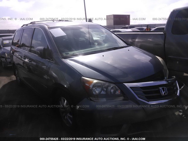 5FNRL3H64AB085209 - 2010 HONDA ODYSSEY EXL GRAY photo 1