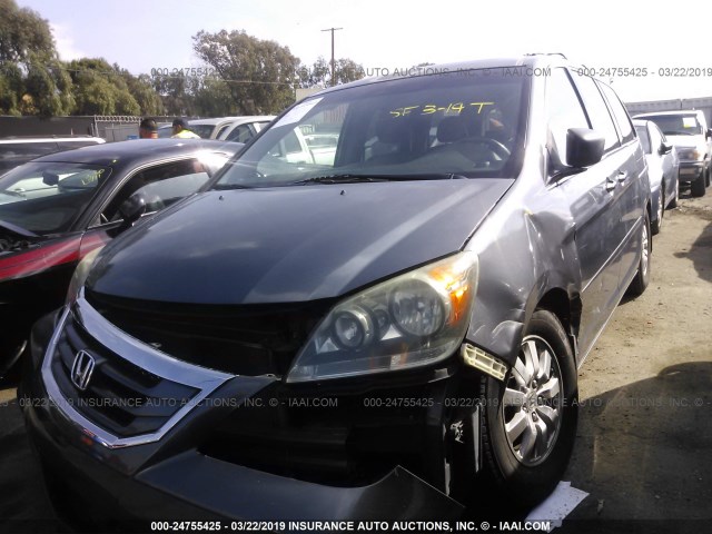 5FNRL3H64AB085209 - 2010 HONDA ODYSSEY EXL GRAY photo 2