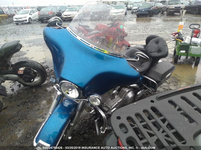 1HD1FVW156Y640634 - 2006 HARLEY-DAVIDSON FLHTI BLUE photo 2