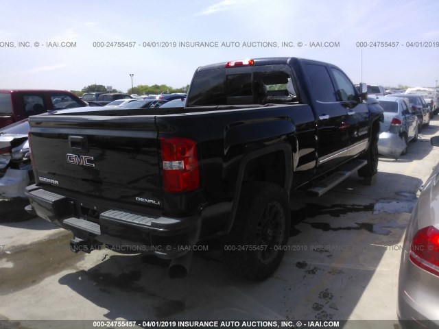 1GT12UE83GF190405 - 2016 GMC SIERRA K2500 DENALI BLACK photo 4