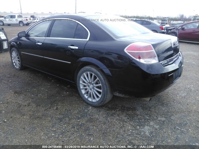 1G8ZV577X7F258956 - 2007 SATURN AURA XR BLACK photo 3