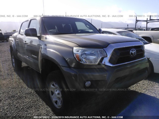 3TMLU4EN1EM140737 - 2014 TOYOTA TACOMA DOUBLE CAB 棕色 照片 1