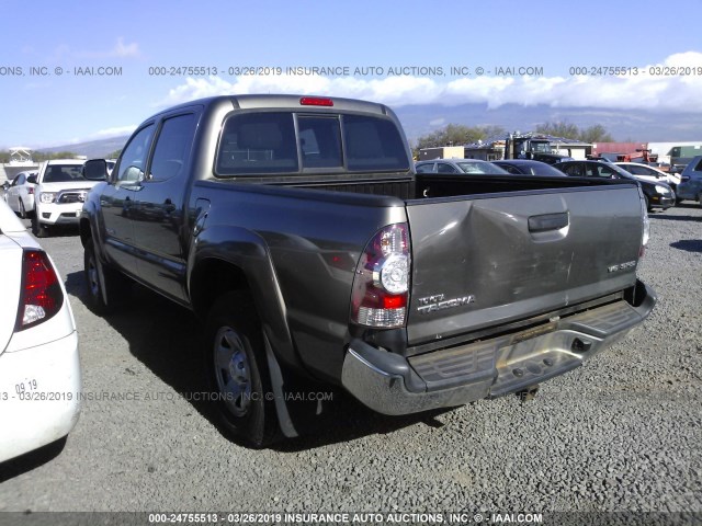 3TMLU4EN1EM140737 - 2014 TOYOTA TACOMA DOUBLE CAB 棕色 照片 3