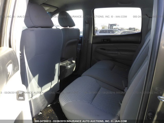 3TMLU4EN1EM140737 - 2014 TOYOTA TACOMA DOUBLE CAB 棕色 照片 8