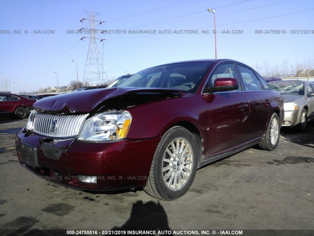 1MEFM42106G618560 - 2006 MERCURY MONTEGO PREMIER RED photo 2