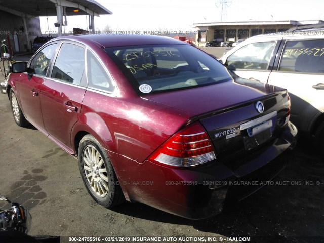 1MEFM42106G618560 - 2006 MERCURY MONTEGO PREMIER RED photo 3