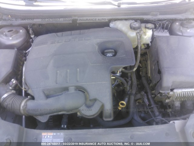 1G1ZC5EU9BF333135 - 2011 CHEVROLET MALIBU 1LT 棕色 照片 10