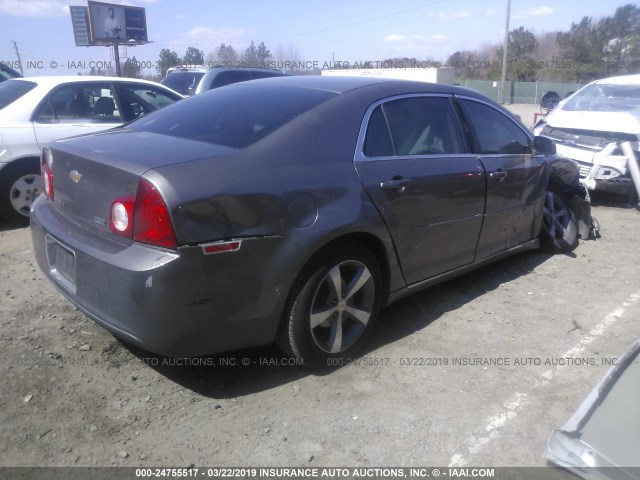 1G1ZC5EU9BF333135 - 2011 CHEVROLET MALIBU 1LT 棕色 照片 4