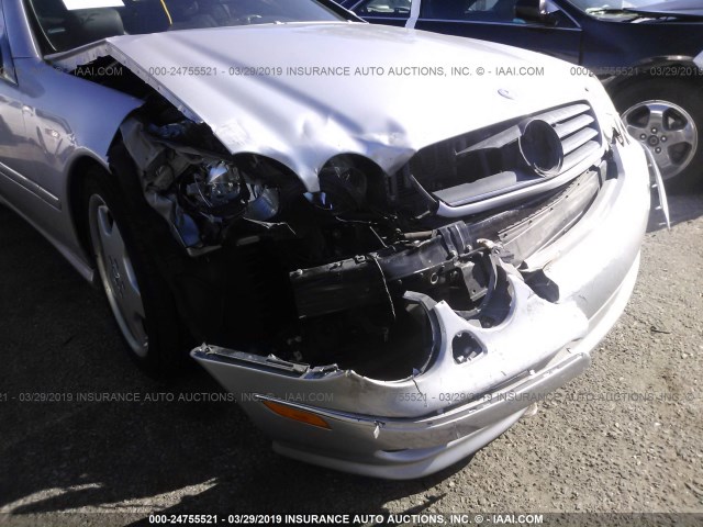 WDBPJ75JX2A025957 - 2002 MERCEDES-BENZ CL 500 GRAY photo 6