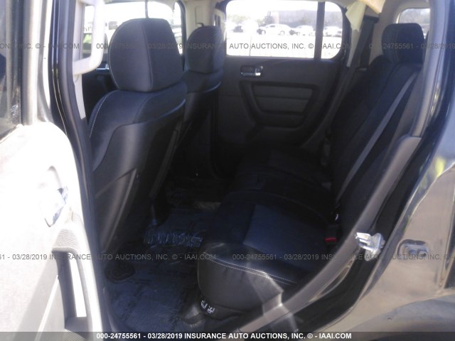 5GTDN13EX78130940 - 2007 HUMMER H3 BLACK photo 8