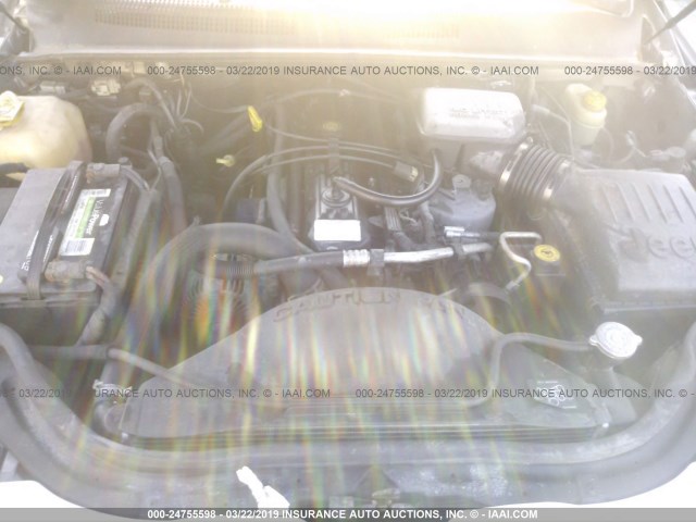 1J4GX48S64C152581 - 2004 JEEP GRAND CHEROKEE LAREDO/COLUMBIA/FREEDOM 银色 照片 10