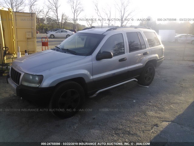 1J4GX48S64C152581 - 2004 JEEP GRAND CHEROKEE LAREDO/COLUMBIA/FREEDOM 银色 照片 2