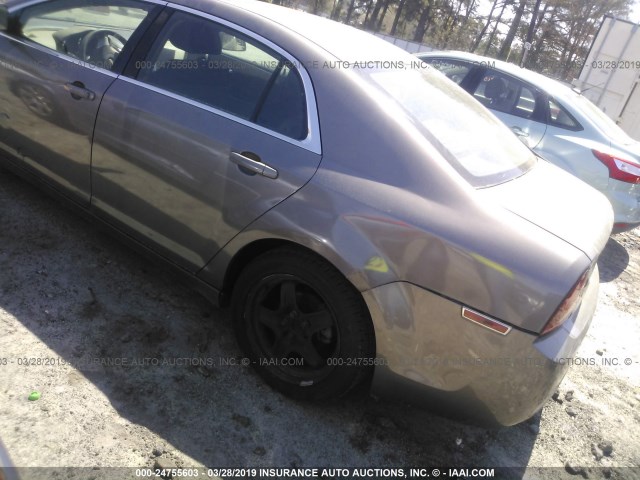 1G1ZA5EU4CF297426 - 2012 CHEVROLET MALIBU LS GRAY photo 3