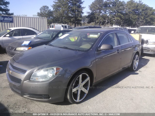 1G1ZB5E1XBF141831 - 2011 CHEVROLET MALIBU LS TAN photo 2