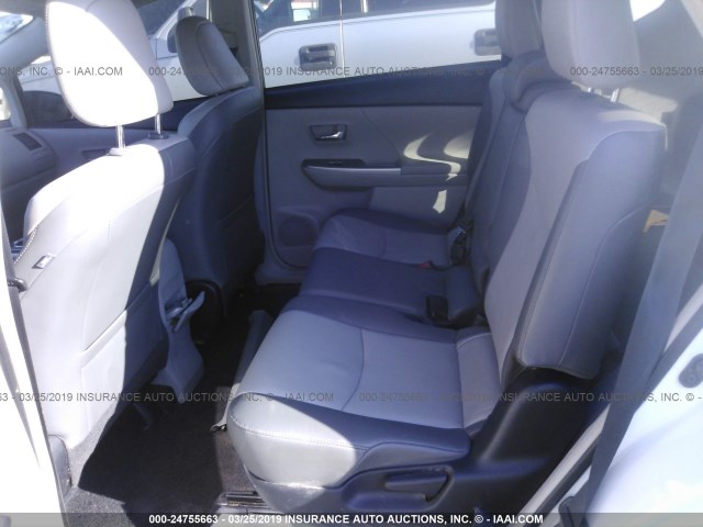 JTDZN3EU7GJ053482 - 2016 TOYOTA PRIUS V Champagne photo 8