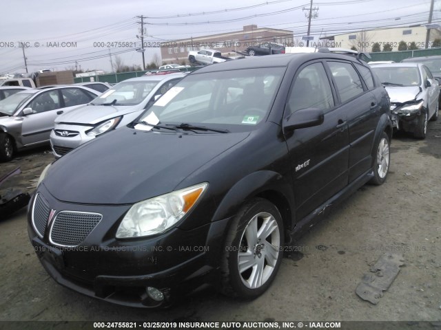 5Y2SN63L75Z477210 - 2005 PONTIAC VIBE GT BLACK photo 2