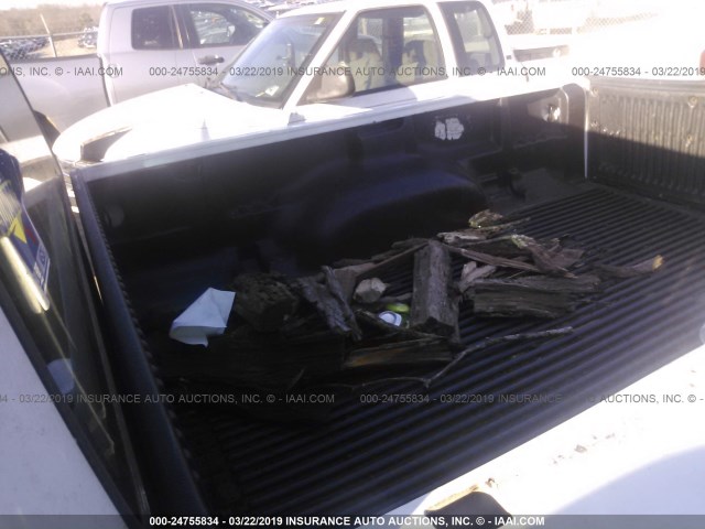 1FTYR10UX3TA25685 - 2003 FORD RANGER WHITE photo 8