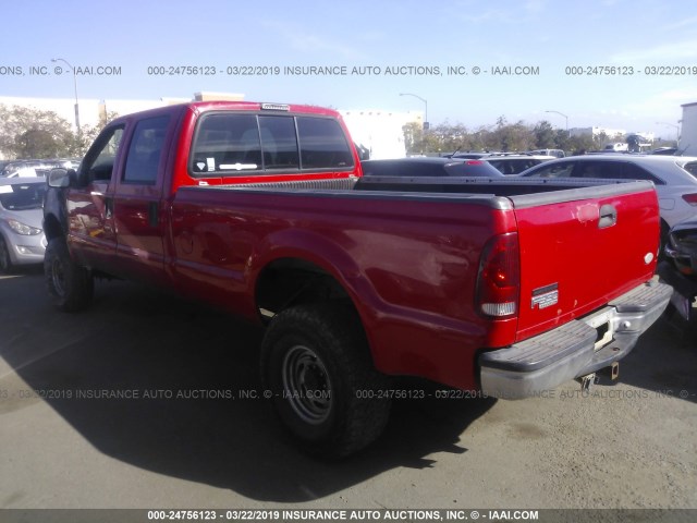 1FTSW31S6YEB77272 - 2000 FORD F350 SRW SUPER DUTY RED photo 3