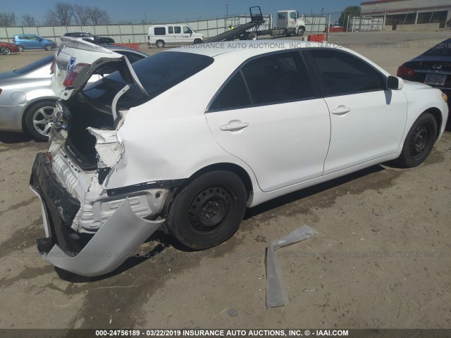 4T1BE46K48U739995 - 2008 TOYOTA CAMRY CE/LE/XLE/SE WHITE photo 4