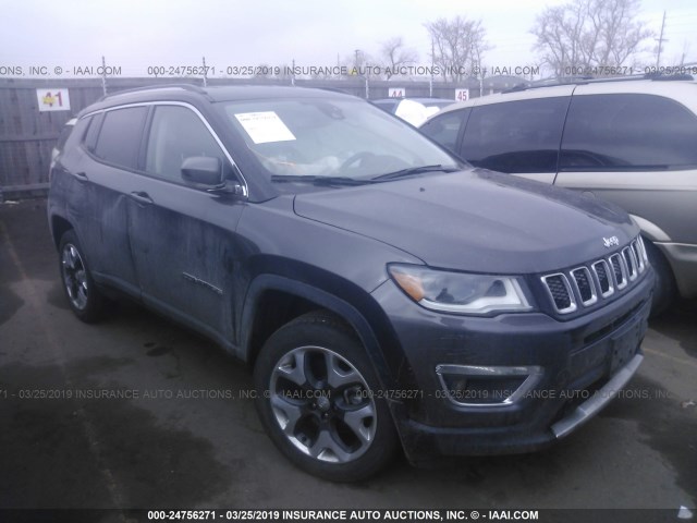 3C4NJDCB5JT442560 - 2018 JEEP COMPASS LIMITED GRAY photo 1