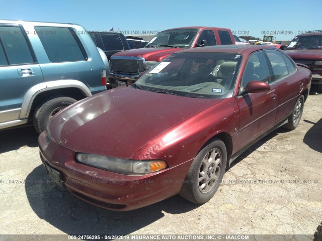 1G3WS52H21F214412 - 2001 OLDSMOBILE INTRIGUE GL RED photo 2