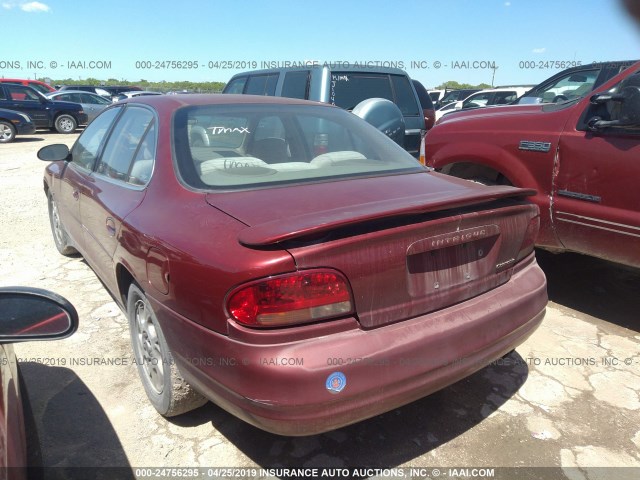 1G3WS52H21F214412 - 2001 OLDSMOBILE INTRIGUE GL RED photo 3