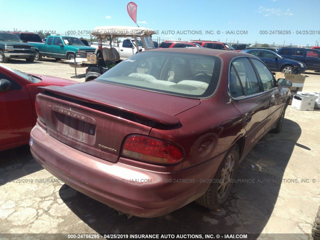 1G3WS52H21F214412 - 2001 OLDSMOBILE INTRIGUE GL RED photo 4