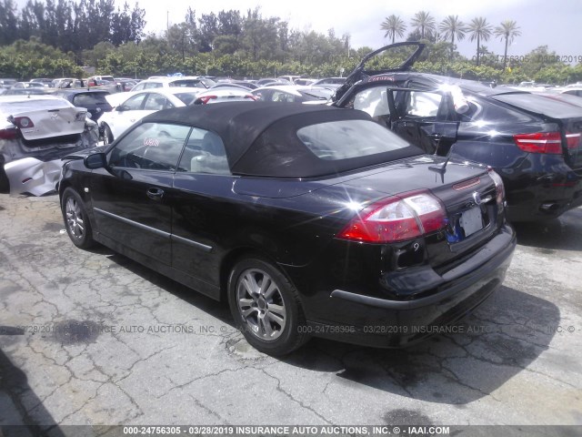 YS3FD79Y676109000 - 2007 SAAB 9-3 2.0T BLACK photo 3