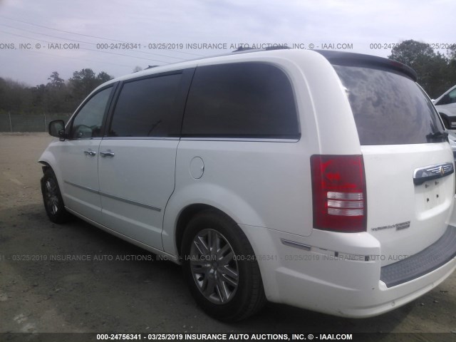 2A8HR64X58R714414 - 2008 CHRYSLER TOWN & COUNTRY LIMITED WHITE photo 3