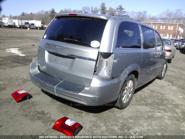 2C4RC1BG7ER110894 - 2014 CHRYSLER TOWN & COUNTRY TOURING SILVER photo 4