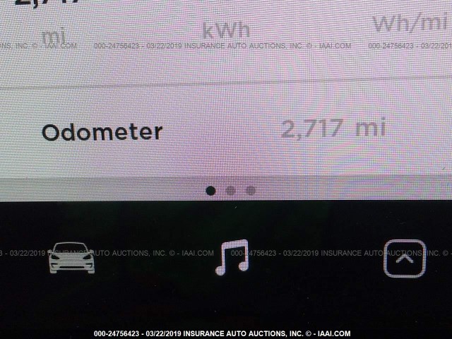 5YJ3E1EAXJF123796 - 2018 TESLA MODEL 3 GRAY photo 7