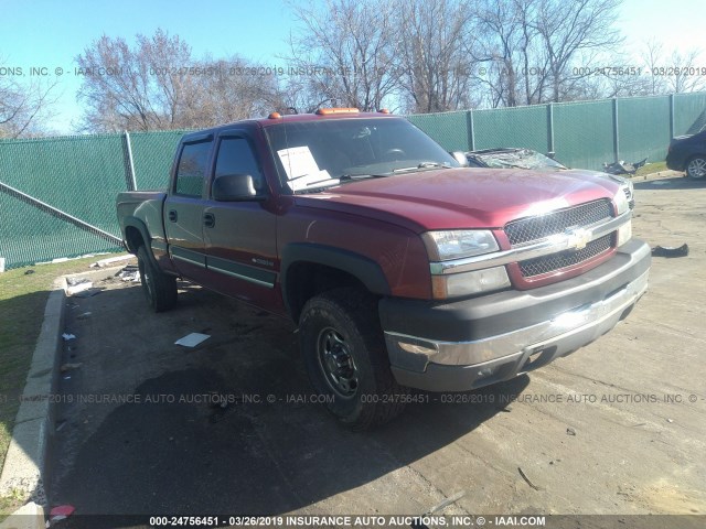 1GCHK23UX4F115585 - 2004 CHEVROLET SILVERADO K2500 HEAVY DUTY RED photo 1