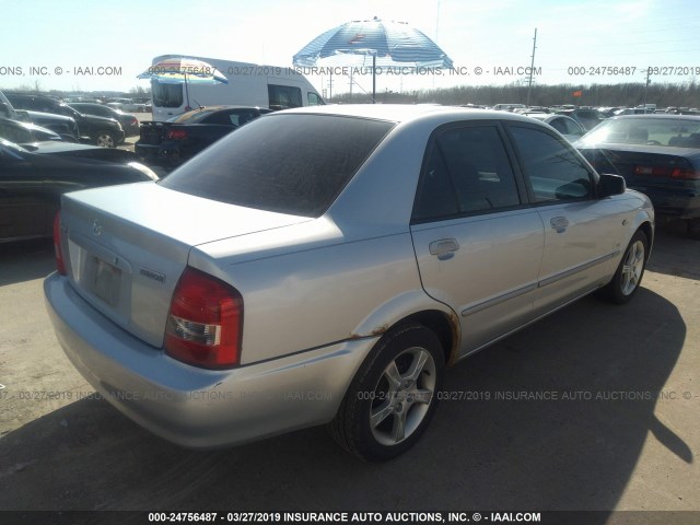 JM1BJ225830190080 - 2003 MAZDA PROTEGE DX/LX/ES GRAY photo 4