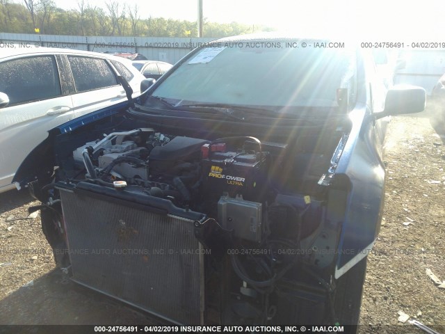 JN8AS5MT7BW175284 - 2011 NISSAN ROGUE S/SV/KROM BLUE photo 6