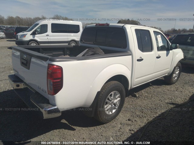 1N6AD0EV2JN714131 - 2018 NISSAN FRONTIER S/SV/SL/PRO-4X WHITE photo 4