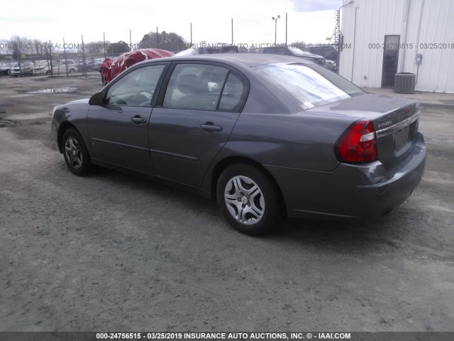 1G1ZS58F87F264428 - 2007 CHEVROLET MALIBU LS GRAY photo 3