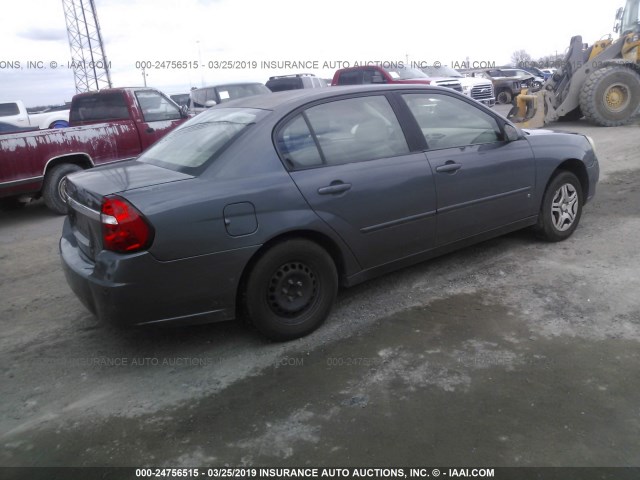 1G1ZS58F87F264428 - 2007 CHEVROLET MALIBU LS GRAY photo 4