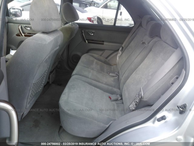 KNDJC733965635028 - 2006 KIA SORENTO EX/LX SILVER photo 8