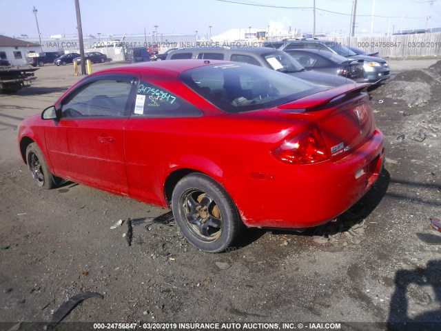 1G2AL18F687339086 - 2008 PONTIAC G5 RED photo 3