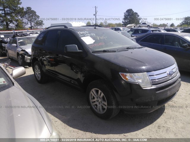 2FMDK36CX7BB36770 - 2007 FORD EDGE SE BLACK photo 1