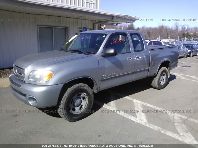 5TBBT44183S420285 - 2003 TOYOTA TUNDRA ACCESS CAB SR5 BEIGE photo 2