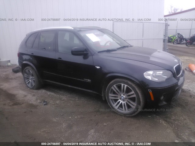 5UXZV8C5XCL425712 - 2012 BMW X5 BLACK photo 1