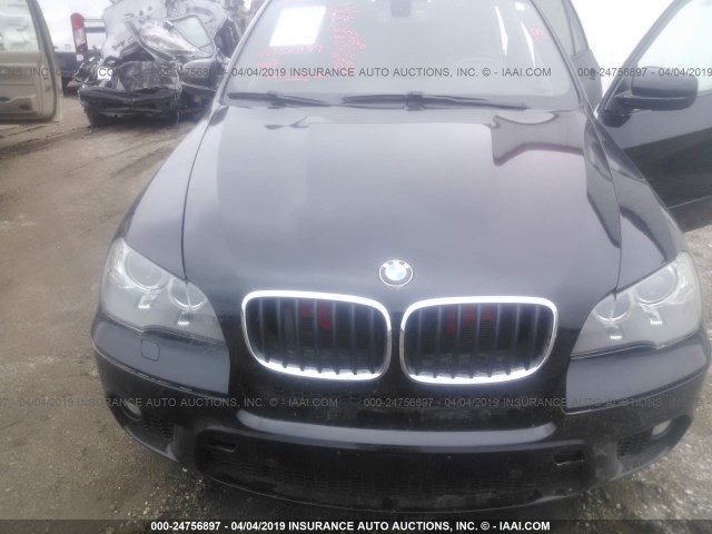 5UXZV8C5XCL425712 - 2012 BMW X5 XDRIVE50I BLACK photo 10