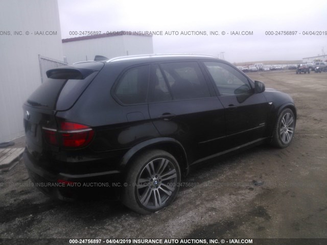 5UXZV8C5XCL425712 - 2012 BMW X5 XDRIVE50I BLACK photo 4