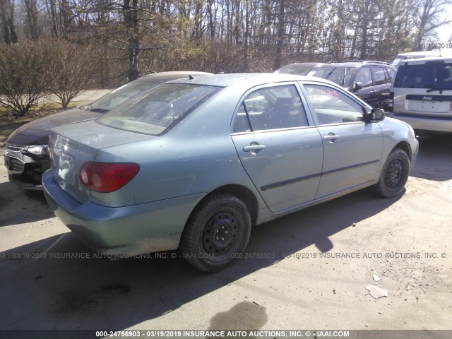 2T1BR32E77C757731 - 2007 TOYOTA COROLLA CE/LE/S GREEN photo 4