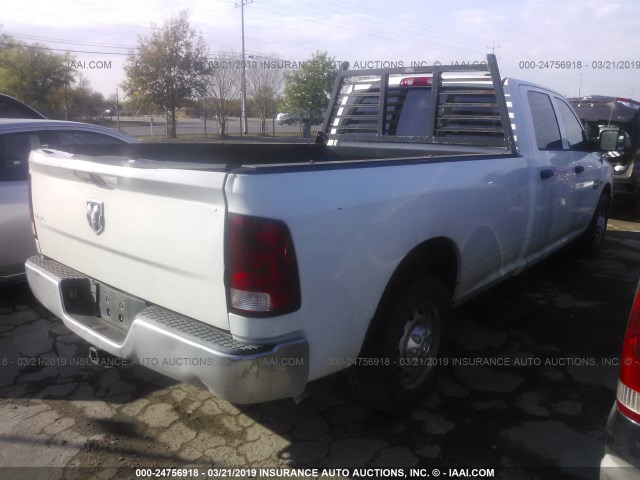 3C6TD4HT7CG213865 - 2012 DODGE RAM 2500 ST WHITE photo 4